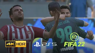 FIFA 22 PS5 - OLYMPIAKOS vs PANATHINAIKOS - 4K60FPS HDR NEXT-GEN GAMEPLAY