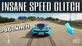 Driving over 860km/h !!! | Forza Horizon 4 | Insane NEW Topspeed Glitch!!