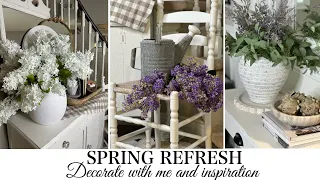 NEW🌷NEUTRAL SPRING REFRESH ||DECORATE WITH ME AND INSPIRATION