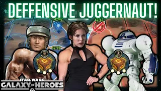 Leia is INSANE on Defense with this Datacron Set! TW Showcase