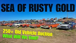 Searching for Rusty Gold in a GIANT Old Car and Truck Auction in Western South Dakota