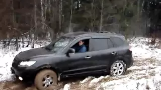 Hyundai Santa Fe New Offroad Fail