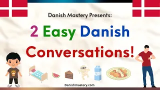 Learn Danish - 2 Easy Conversations! #Short version