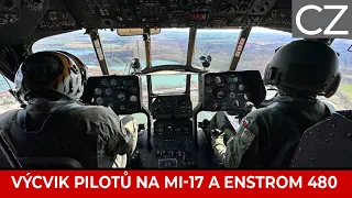 Výcvik pilotů Armády České republiky na vrtulnících v Přerově