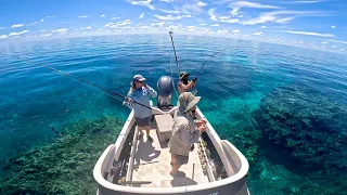 Great Barrier Reef Fishing in 1 metre of water. Ep 3