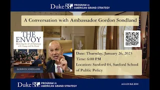 A Conversation with Ambassador Gordon Sondland