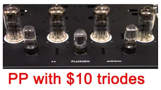cheap power tubes, high performance push pull tube amplifier by USSR 6C41C triode build #1