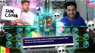 Verlierer muss MANE MOMENTS DISCARDEN vs HamedLoco ☠☠ FUT DRAFT CHALLENGE FIFA 22 !!