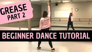 BEGINNER DANCE TUTORIAL | Grease (Part 2) | "Greased Lightnin'" | Easy, Step-by-Step Choreography