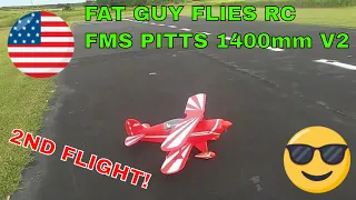 Grand Second Flight of the FMS Pitts 1400mm V2 by Fat Guy Flies Rc