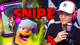 Me hacen SNIPE con *SUPER COUNTER* y lo HUMILLÉ 😂⛔ | Deck Clash Royale - YoSoyRick