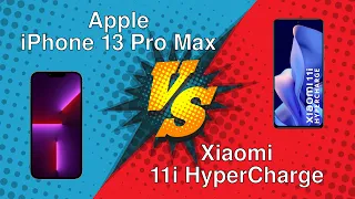Apple iPhone 13 Pro Max vs Xiaomi 11i HyperCharge