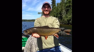 22 inch brook trout on Nipigon River