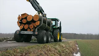 Vreten 1000 skogsvagn visar upp sin styrka