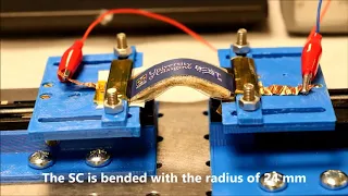 Cyclic bending of Flexible Supercapacitors