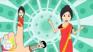 The Finger Family Indian Family Nursery Rhyme   Cartoon Animation Songs For Children