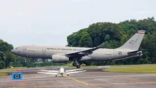 A330 MRTT takeoff at RSAF 55 Open House 😎