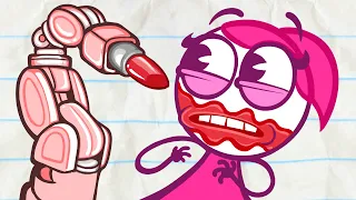 Pencilmiss's First Date Chaos! | Animated Cartoons Characters | Animated Short Films | Pencilmation