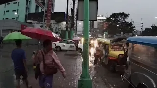 SUPER TYPHOON KARDING " NORU " Come In MONUMENTO CALOOCAN CITY PHILIPPINES🇵🇭 Streets Footages