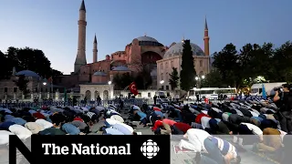 Turkey’s Hagia Sophia turned back into a mosque, causing a divide