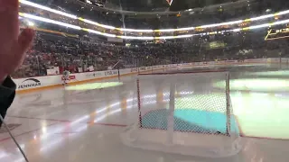 Connor Bedard Rookie Skate First NHL Game Warmup