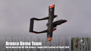 OV-10B Bronco Demo Team - Biggin Hill Festival of Flight 2019