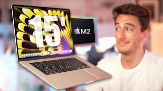 J'ai testé le MacBook Air 15' (M2) en avant-première !