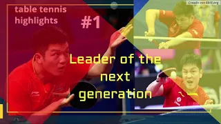 Chinese table tennis with fan zhendong as leader