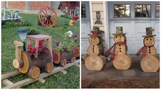 Amazing garden crafts from old things and wood! 80 recycling ideas for inspiration!