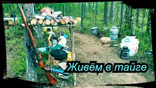 ( # 5/5 ) 4 МЕСЯЦА В ТАЙГЕ. Нижневартовск все серии подряд без воды. 21-27 серия. Bushcraft