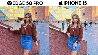 Motorola Edge 50 Pro vs iPhone 15 Camera Test Comparison