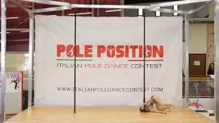 Valentina Rabattoni base italian poledance contest2015