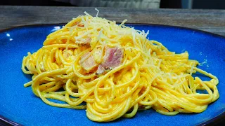 Паста Карбонара с беконом. Или как вкусно приготовить спагетти.  carbonara paste