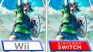 Zelda: Skyward Sword HD | Switch VS Wii | Final Graphics & Gameplay Features Comparison