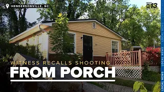 Hendersonville shooting witness recalls events from his porch, home left damaged