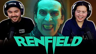 RENFIELD OFFICIAL TRAILER REACTION!! Nicolas Cage | Nicholas Hoult | Dracula