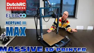 Go BIG! With the Elegoo Neptune 3 MAX 3D Printer! - Unboxing