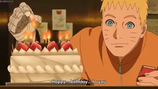 Boruto Talks about Minato Sarcastically and Complains about Hokage's Family - Himawari's Birthday