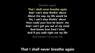 Breathe Again (Lyrics) - Toni Braxton