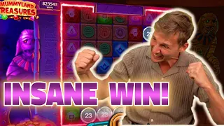 🔥CASINODADDY'S INSANE BIG WIN ON MUMMYLAND TREASURES (Belatra Games) SLOT🔥