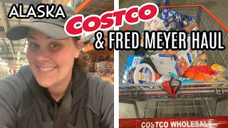 Alaska COSTCO & FRED MEYER Grocery Haul with Prices