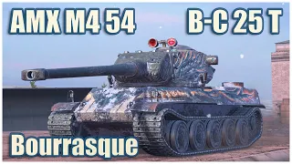 AMX M4 mle. 54, B-C 25 t & B-C Bourrasque • WoT Blitz Gameplay