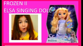 UNBOXING DISNEY FROZEN 2 MAGIC ELSA SINGING DOLL QUEEN