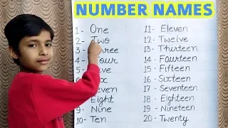 Number Names With Spelling | Maths For Kids | English Numbers | Ginti | #rsgauri