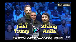 Judd Trump vs Zhang Anda - British Open Snooker 2023 - Final - Last Session