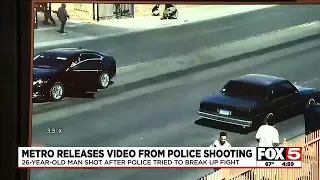 Las Vegas police shoot man that charged lieutenant