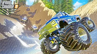 MONSTER TRUCK MUDDING MADDNESS | "NEW" BIGFOOT TRUCK | FARMING SIMULATOR 2019