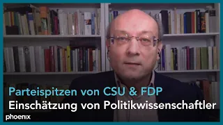 Parteispitzen von CSU und FDP: Einschätzung von Prof. Emanuel Richter (Politikwissenschaftler)