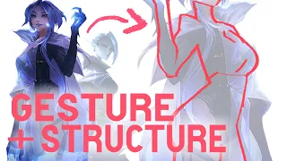 EASY GESTURE + STRUCTURE. BIG NO NO : ROSSDRAWS