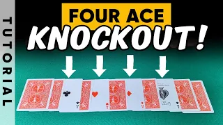 Four Ace Knockout: Learn This Simple Card Trick!